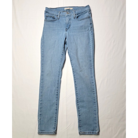 Levi's 311 Jeans Womens Size 26 311 Shaping Skinny Blue Light Wash Denim Stretch - Picture 1 of 16